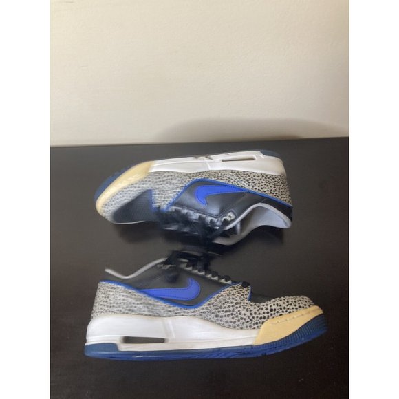 Nike Sz US 9 Air Assault Black Varsity Royal Cement Shoe 2007 - Picture 5 of 11